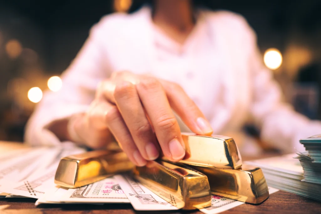 gold-silver ratio trader using the trading strategy for gold trading