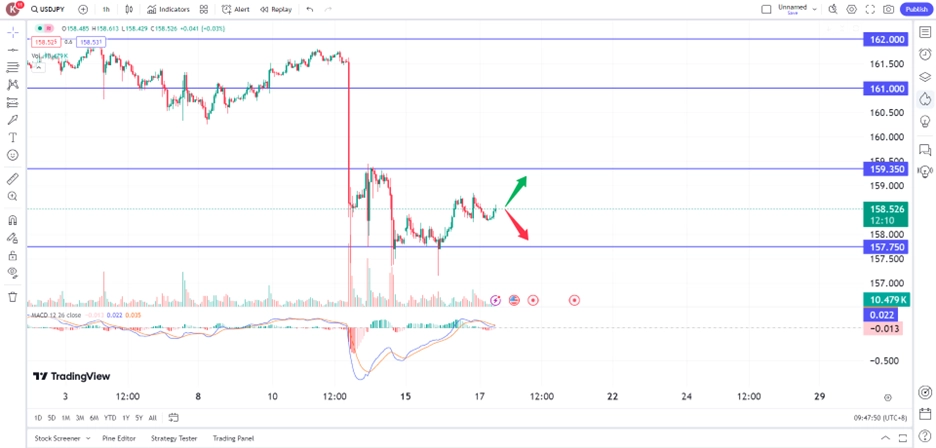 USD/JPY Gains After Strong US Retail Sales trading opportunities 17 July 2024